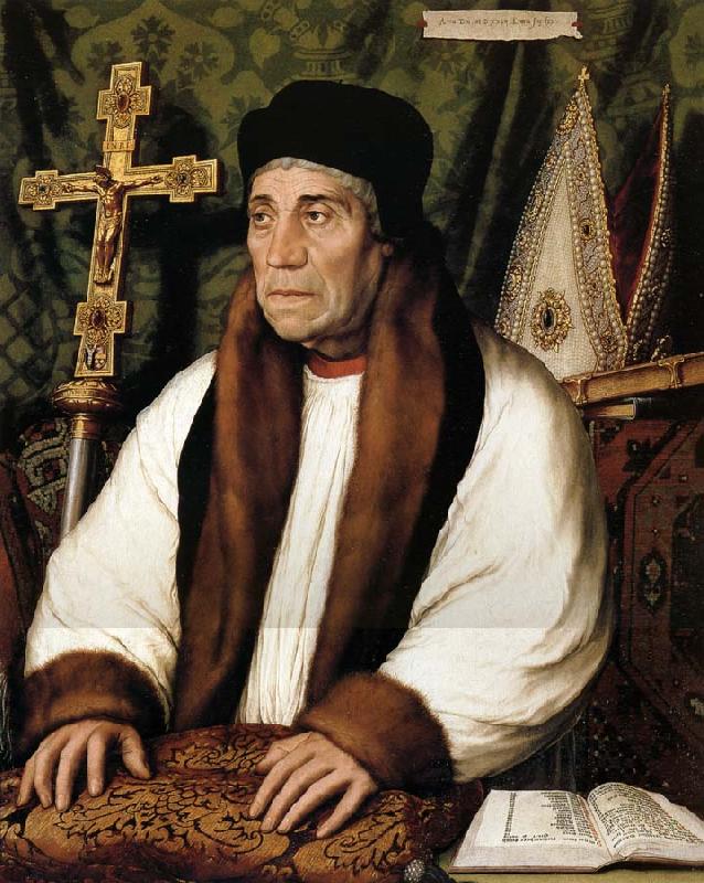 Hans Holbein William Warham,archeveque de Canterbury en 1504 Sweden oil painting art